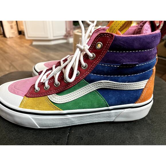 Vans Multi Scotchguard Waterproof high Hi top Winter Warm 8.5 men 10 W Rainbow main image 10